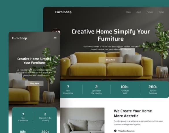 Screenshot of Portfolio Website